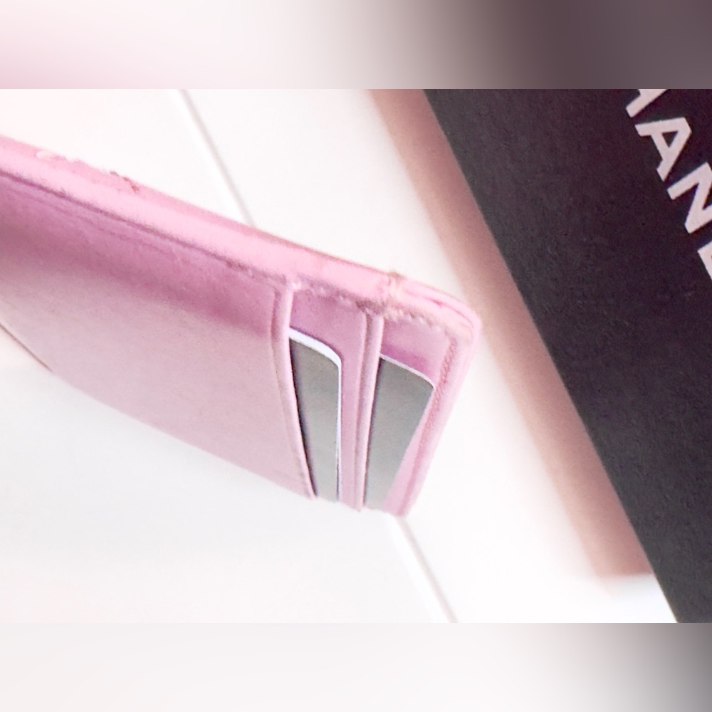 Pink Chanel Cambone Card Holder Wallet - Picture 10 of 14